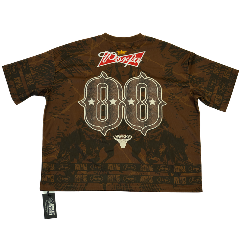 Porfa x Sweet Felons "Outlaw Brown" Jersey